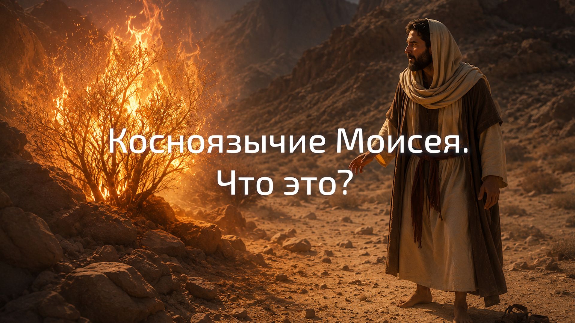 Косноязычие Моисея. Что Это?