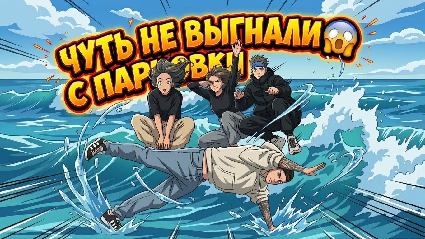 НАС ПОЧТИ ВЫГНАЛИ С ПАРКОВКИ…