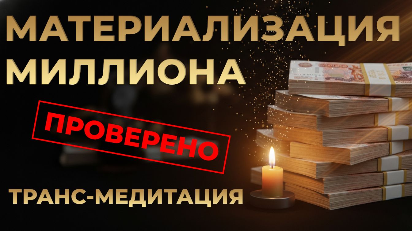 ТРАНС НА МИЛЛИОН: Нейропрограммирование мозга на деньги (Осторожно, мощно!)