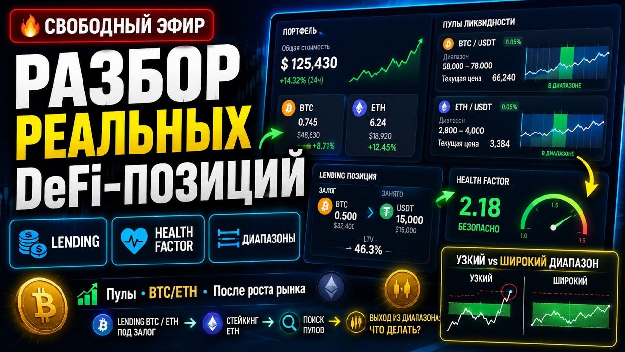 ТОП-7 ошибок в DeFi-позициях после роста рынка / РАЗБИРАЕМ РЕАЛЬНЫЕ DeFi-ПОЗИЦИИ
