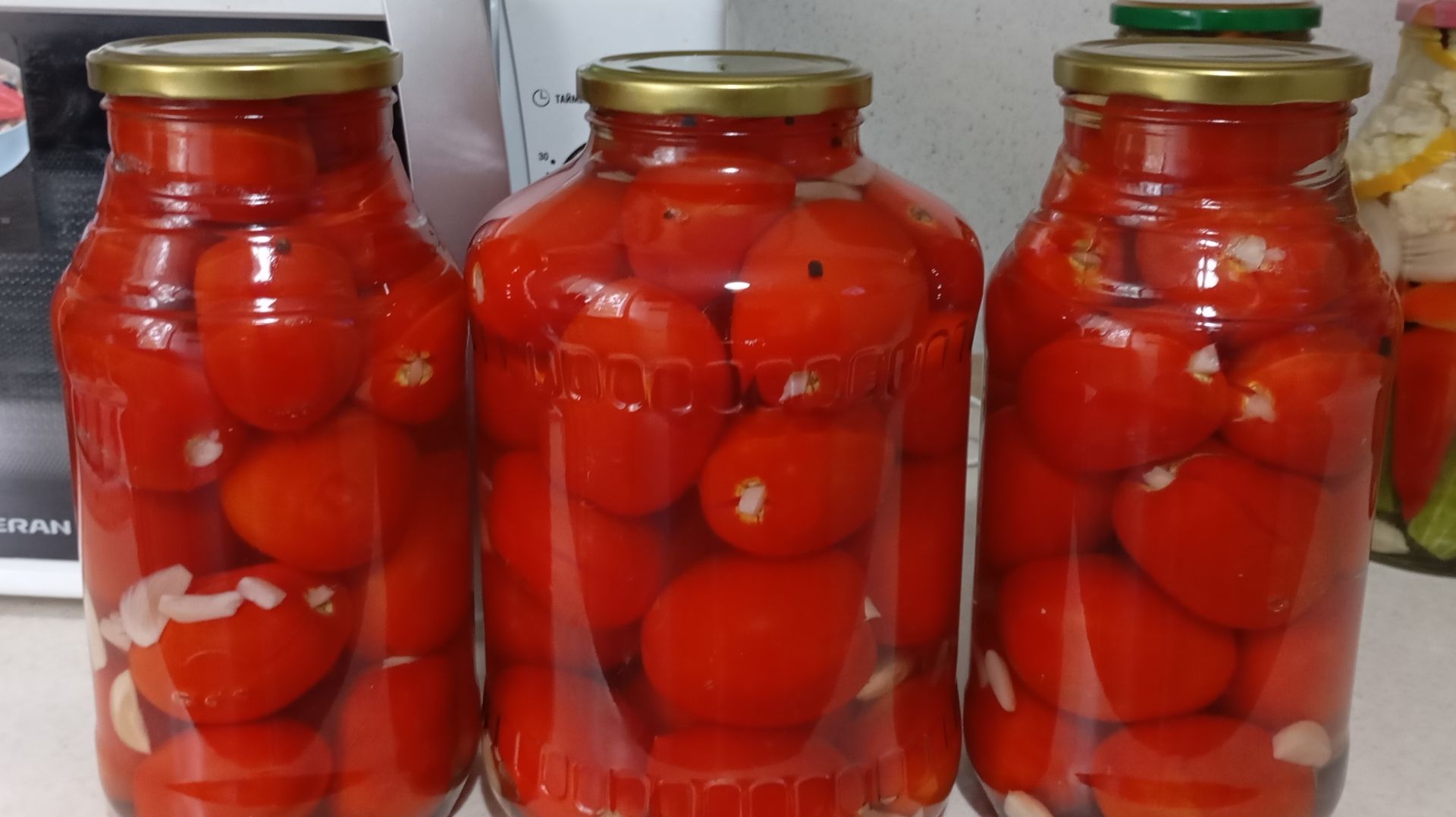 Помидоры с ЧЕСНОКОМ. Очень Вкусно!!