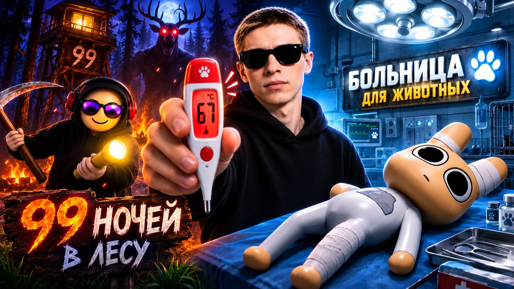 99 Ночей в Лесу 😎 Больница Для Животных