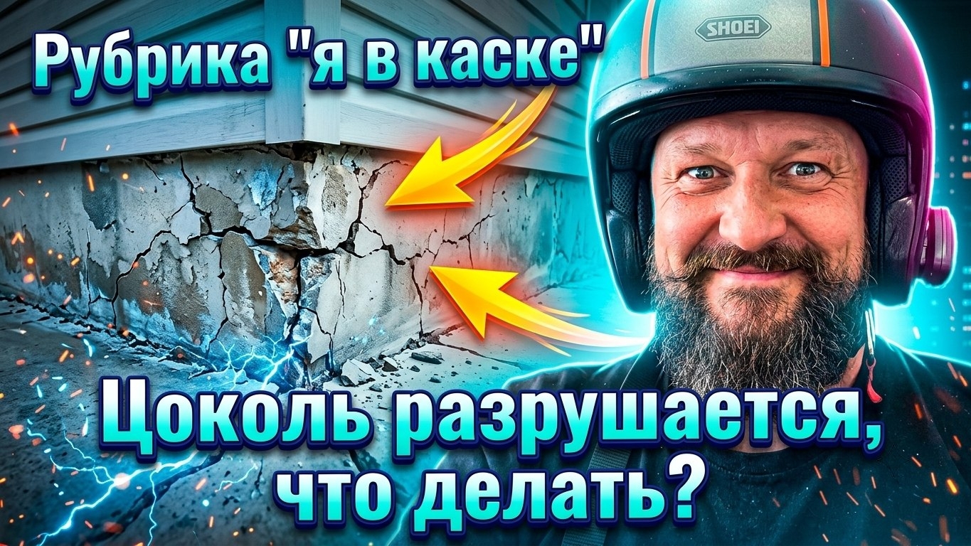 цоколь разрушается. что делать?