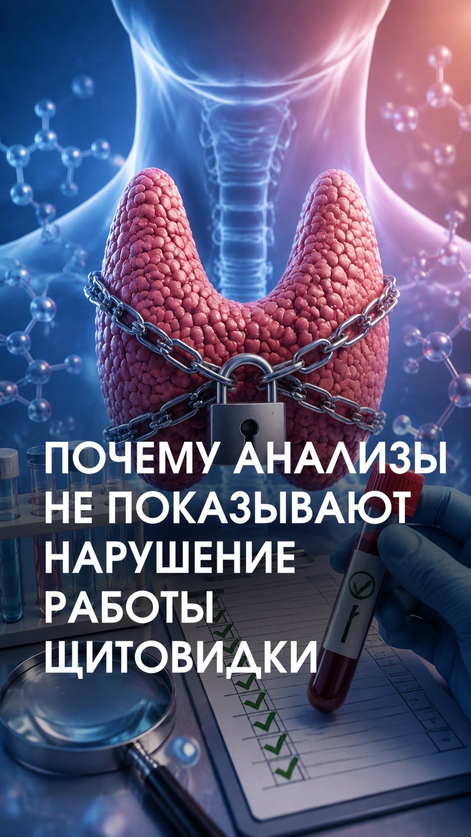Почему анализы не показывают нарушение работы щитовидной железы?