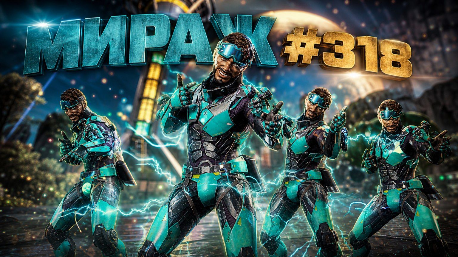 Копии миража помогают забрать ТОП 1 в РЕЙТИНГЕ в APEX LEGENDS 27 сезон #318