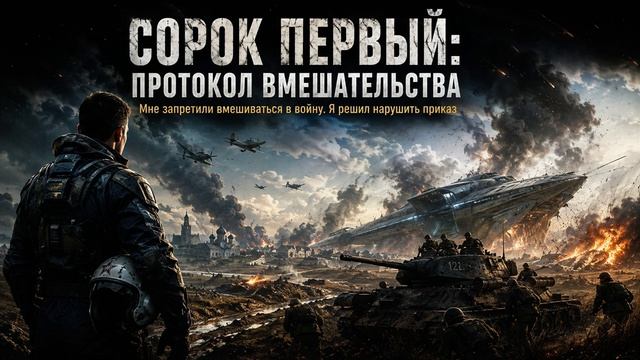 Аудиокнига полностью. Попаданцы. «Сорок первый: протокол вмешательства» Книга 1 из 6
