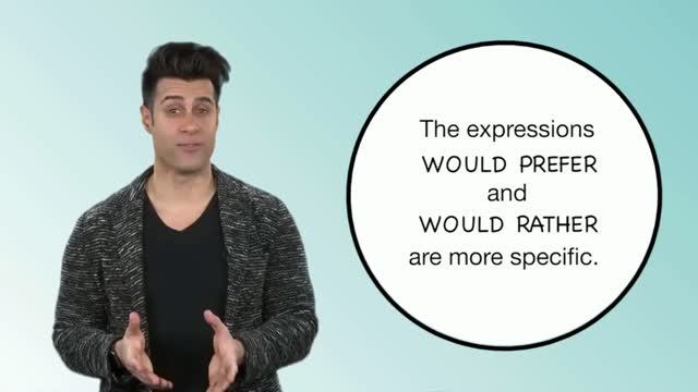 Expressing Preference: Prefer, Would Prefer, Would Rather