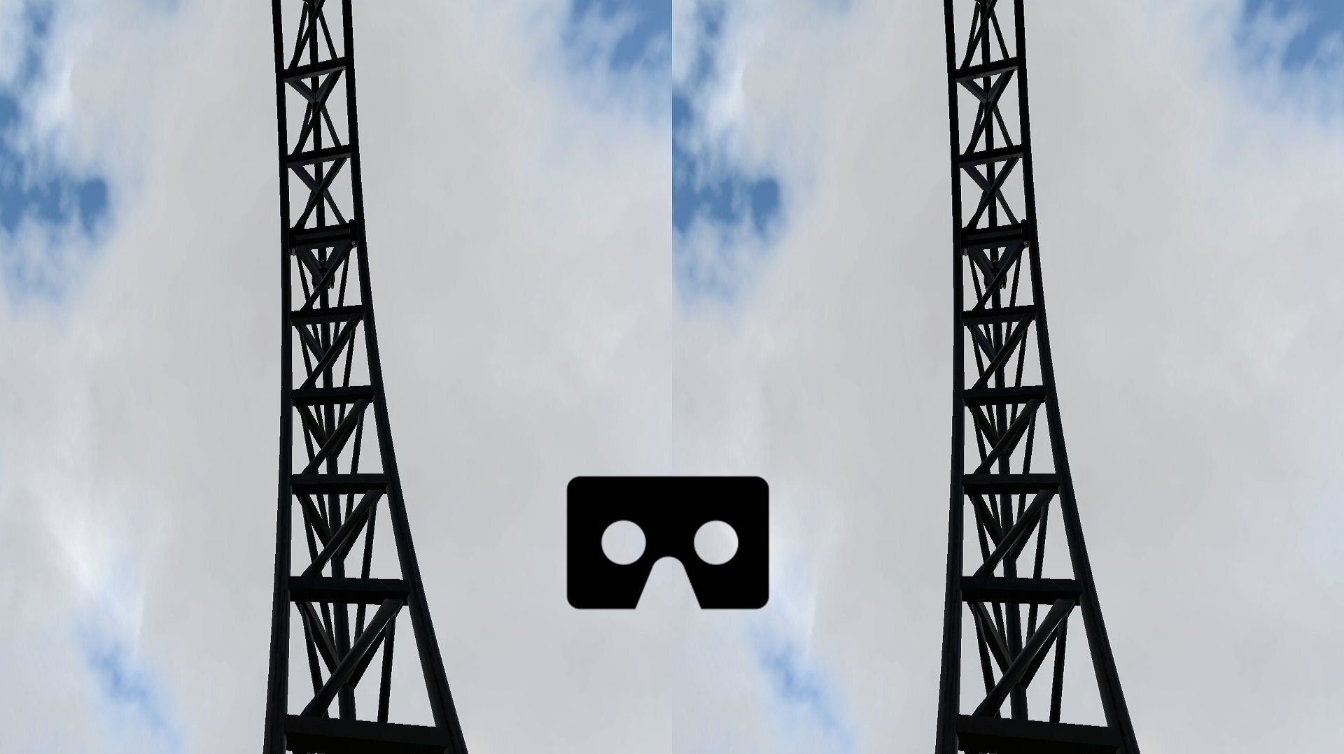Американские Горки 3Д видео для VR очков 3D SBS VR Box