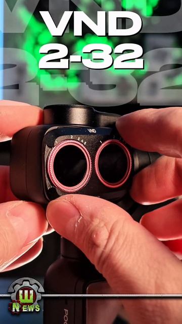 Набор фильтров от Telesin для Dji Pocket 4p
#telesin #pocket4p #dji #шестерёнка