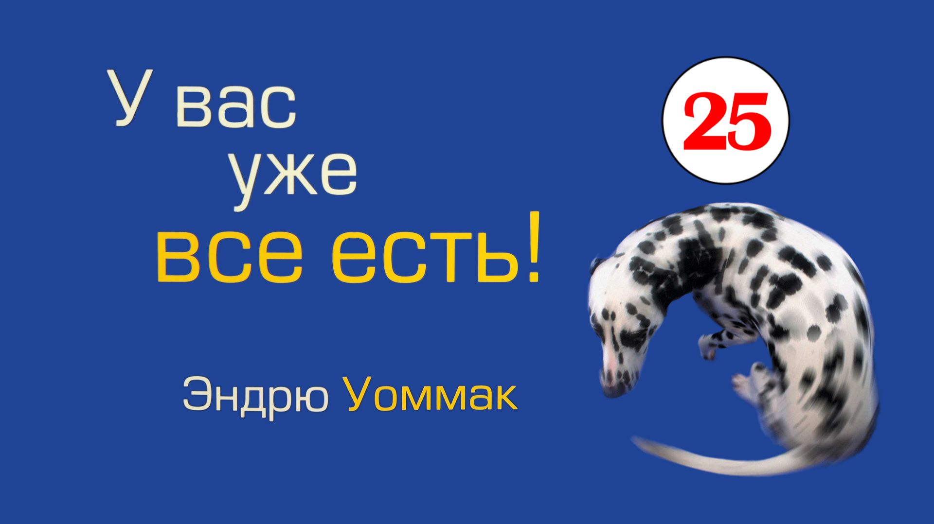 У вас уже всё есть - 25