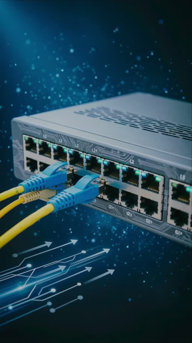 L2+ коммутатор. #switch #l2 #network #vlan #fyp