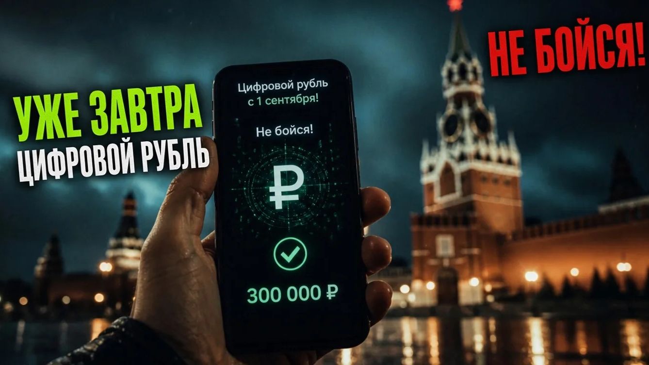 Цифровой рубль. Что будет уже завтра 1 сентября! Новости экономики, ЦБ, России сегодня