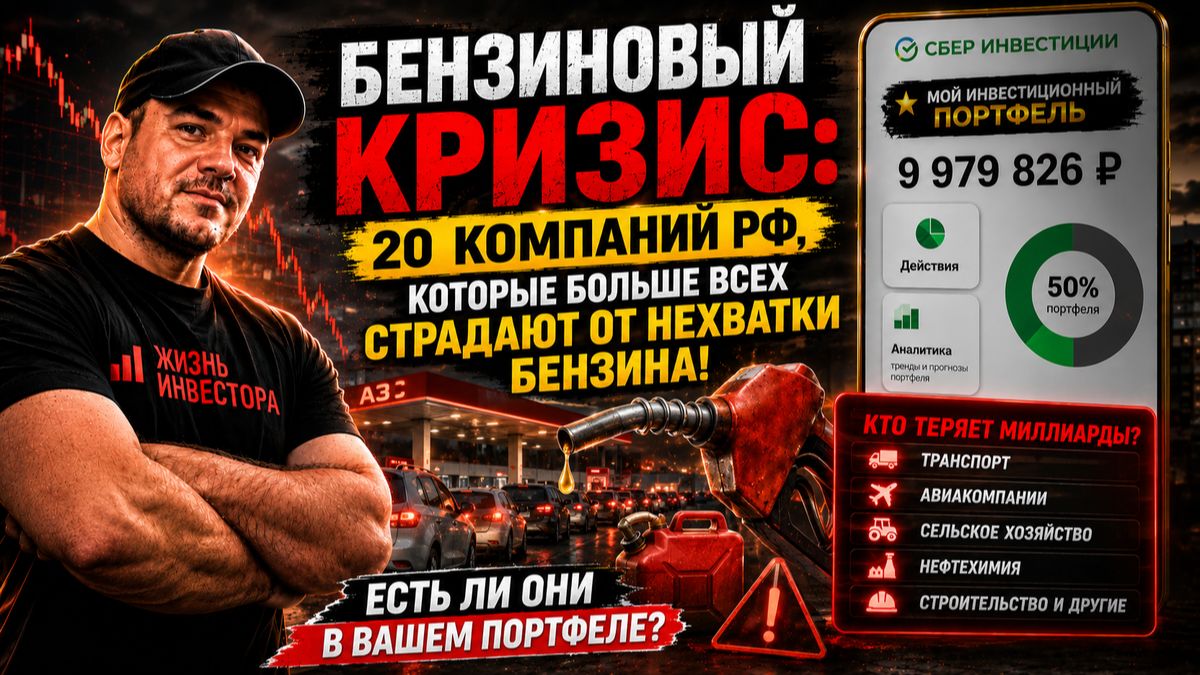 БЕНЗИНОВЫЙ КРИЗИС: 20 компаний РФ, которые больше всех страдают от нехватки бензина☹️