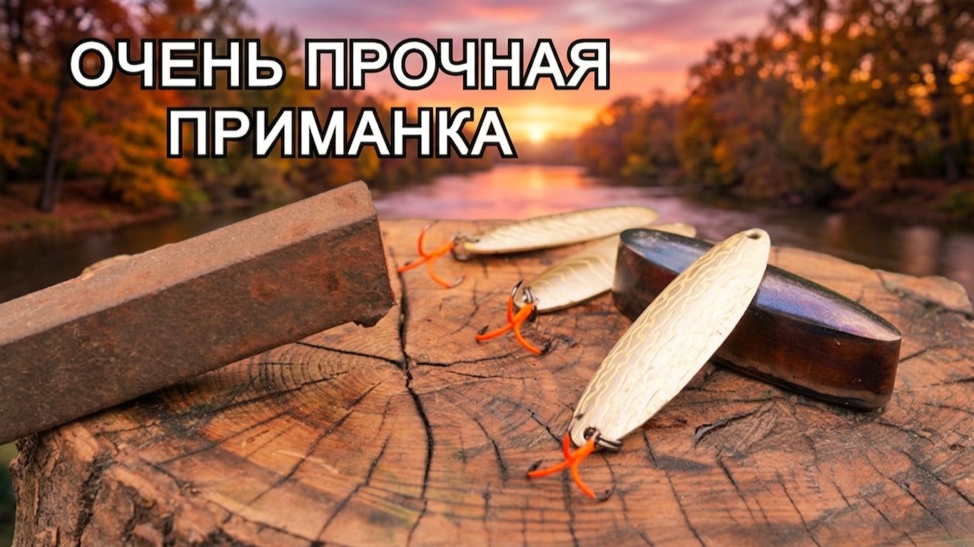 Самодельная приманка для рыбалки: создание металлического штампа и блесны