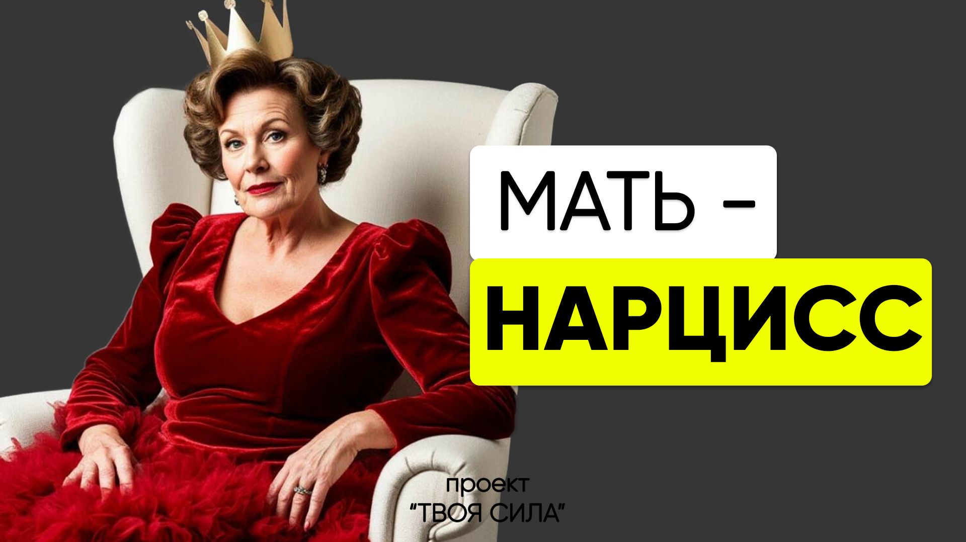 когда мать нарцисс..