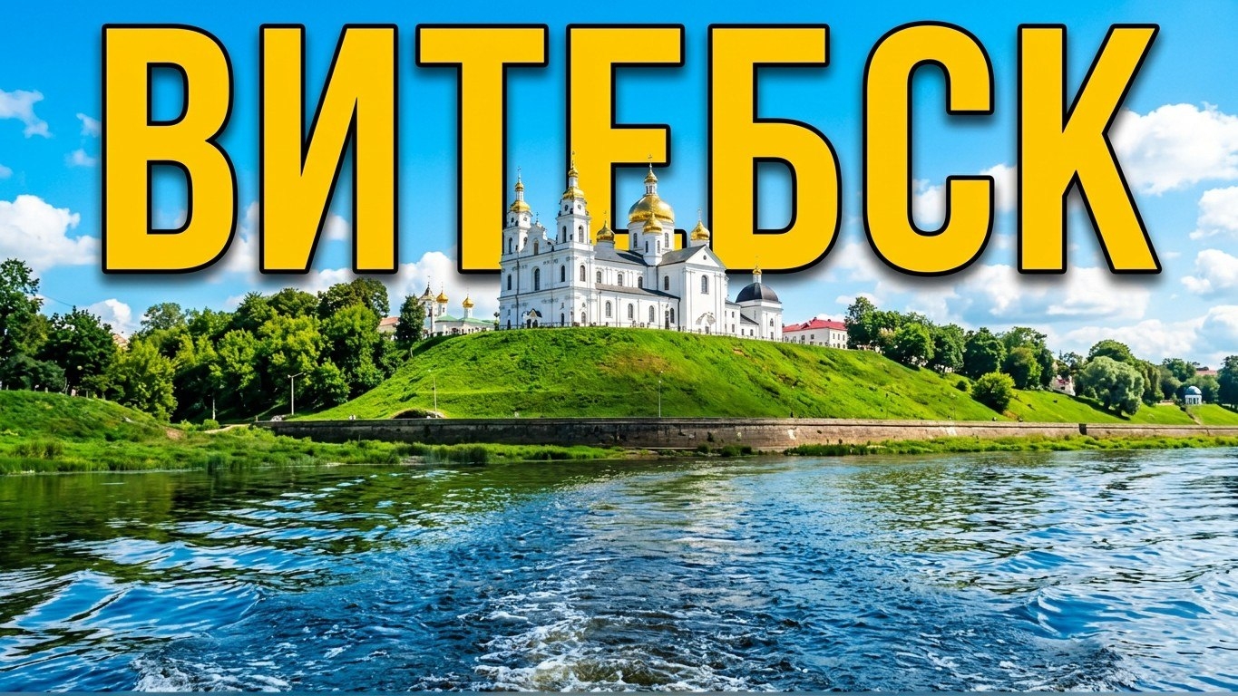 Витебск с воды: Площадь Победы, собор и прогулка по Двине 🚢.