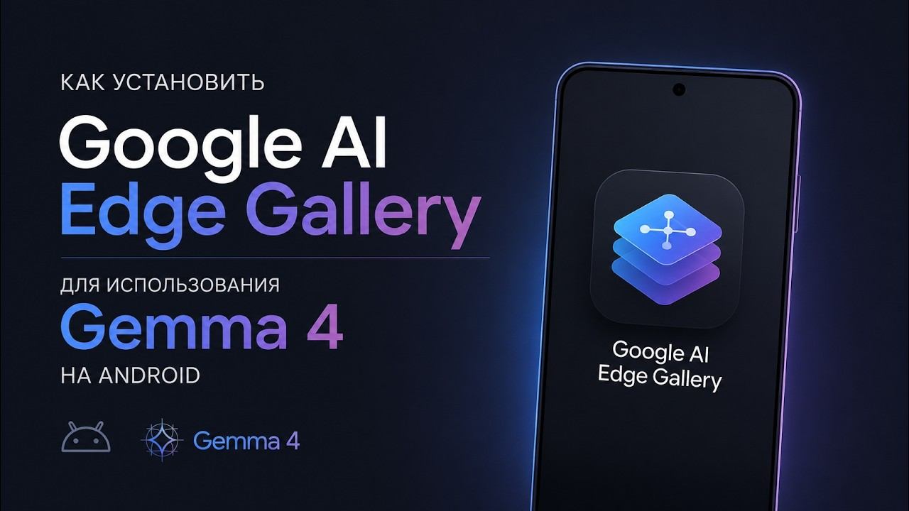 Как установить Google AI Edge Gallery для использования Gemma 4 на Android