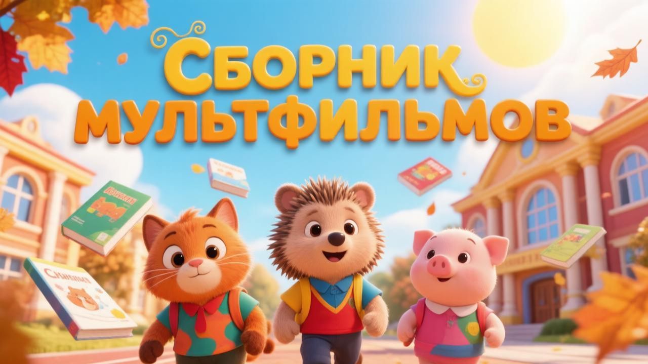 РАЗВИВАЮЩИЙ МУЛЬТ-СБОРНИК! 🎒 Веселая песенка про школу и новые приключения 0+