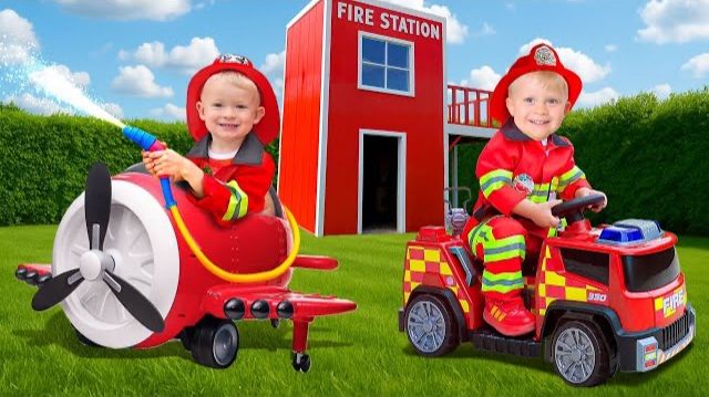 Маленький Адам пожарный 🚒 Учим правила безопасности