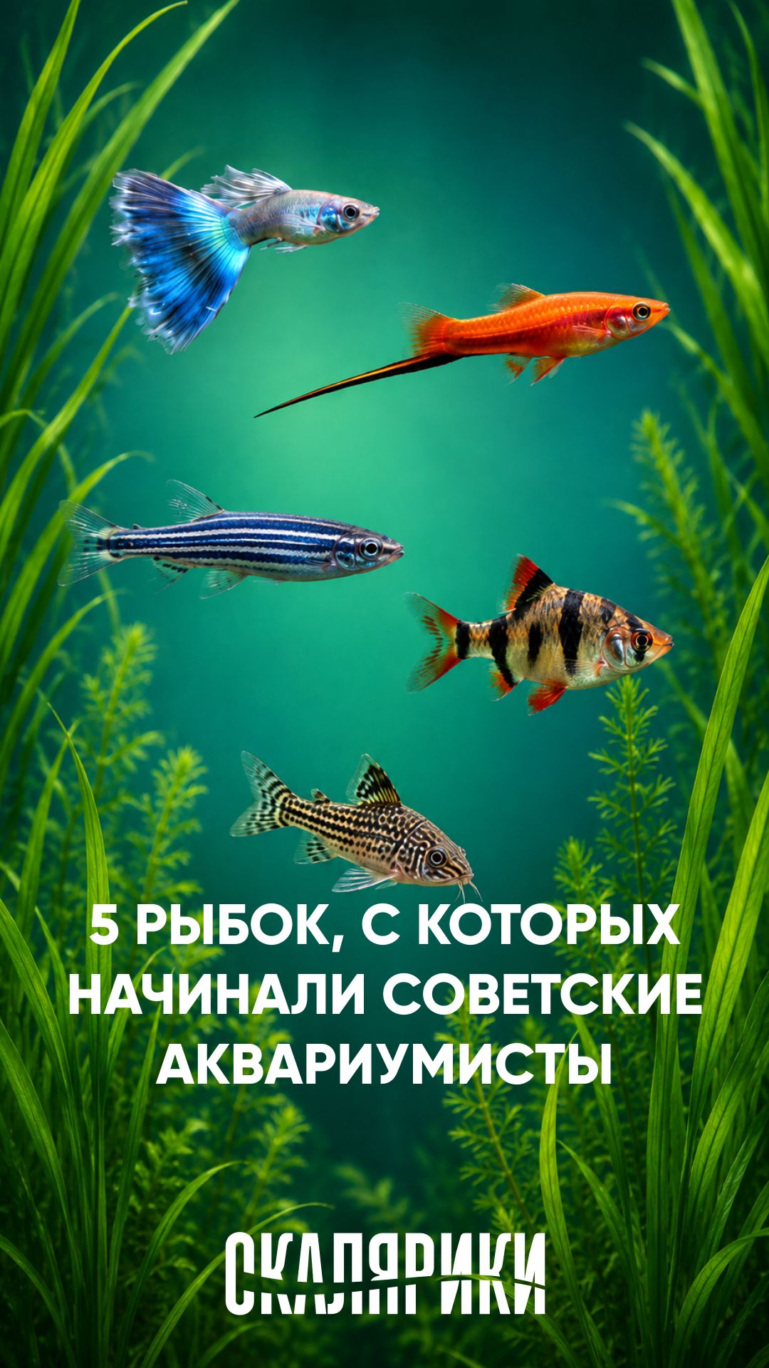 5 рыбок, с которых начинали советские аквариумисты