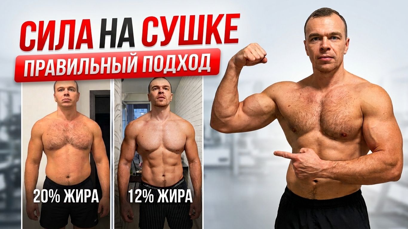 СИЛОВАЯ НАГРУЗКА НА ДЕФИЦИТЕ КАЛОРИЙ: Какой вес нужно поднимать