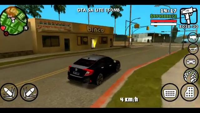 KEREN ABIS!! MOD MOBIL HONDA CIVIC 2018 | GTA SA ANDROID