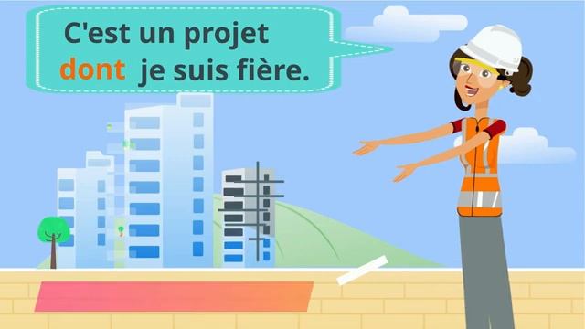 Le Pronom Relatif DONT En Français. Niveau B1