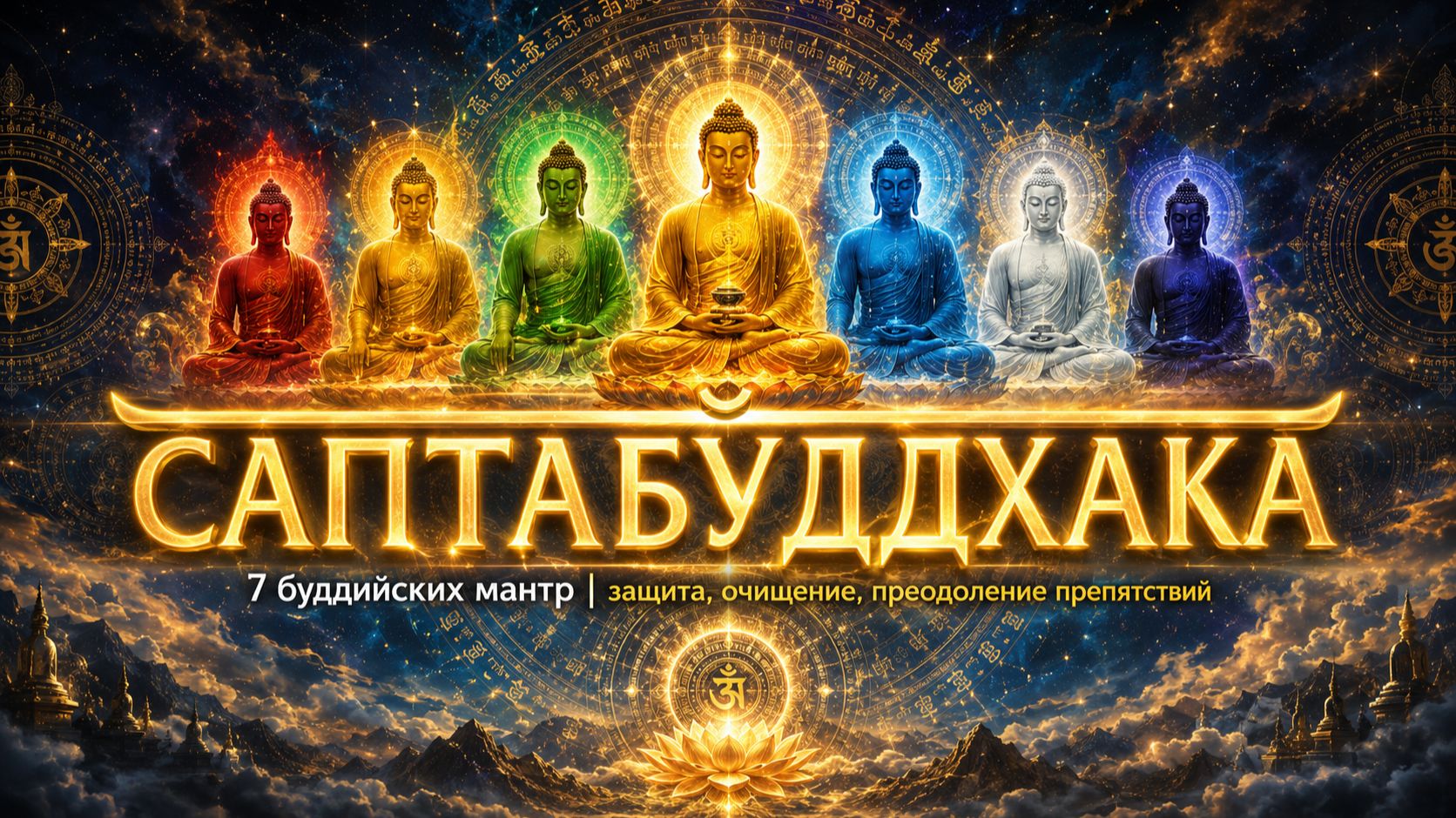 7 буддийских мантр Саптабуддхака: древняя сутра для защиты, очищения и преодоления препятствий ✨