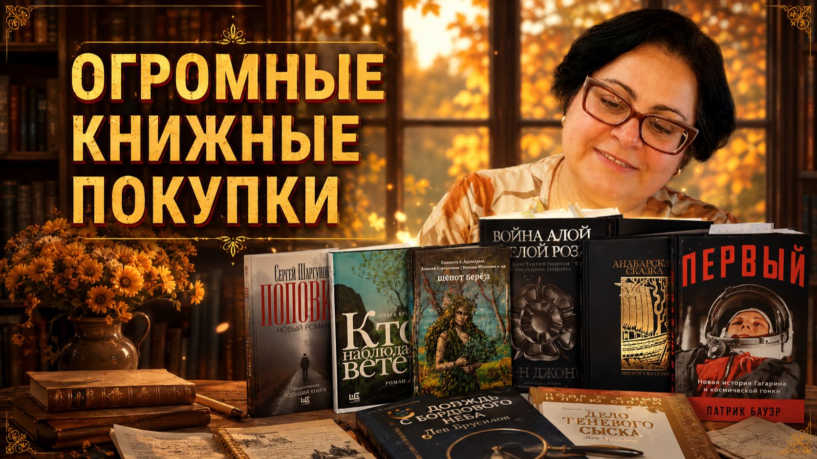 Огромные книжные покупки: 13 новых книг на полках