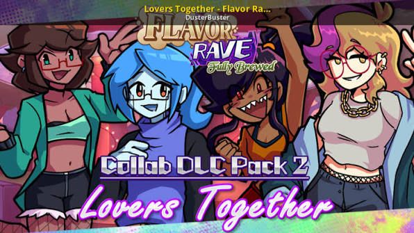 Friday Night Funkin_ Flavor Rave_ Lovers Together (Collab DLC Pack 2) _ FULL GAMEPLAY SHOWCASE