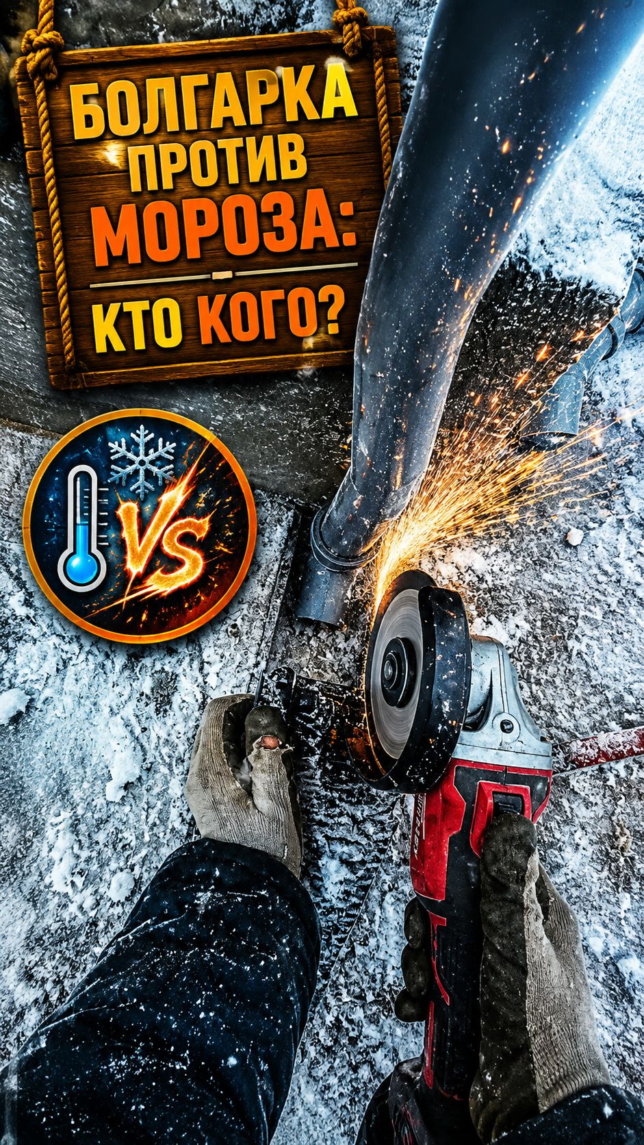 Болгарка против мороза: кто кого? 💪