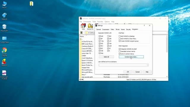 Remove WinRAR List From Right Click Context Menu In Windows