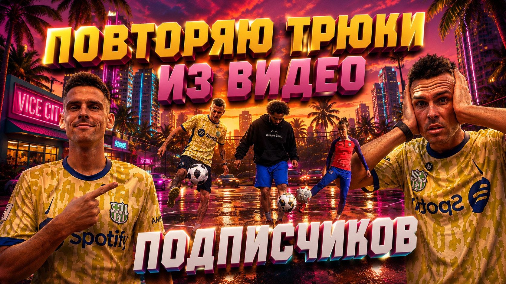 Повторяю трюки из видео подписчиков