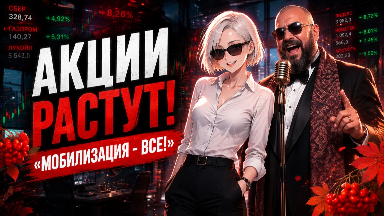 Акции Растут! Мобилизация - ВСЕ! Дивиденды Лукойл и Х5
