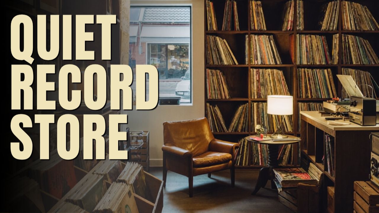 Атмосфера Винилового Магазина 💿 Лаунж для Фокуса, Чтения и Поиска Идей | Record Store Lounge