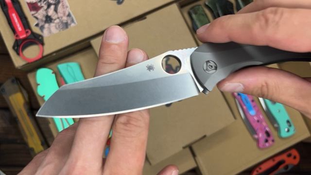 Нож реплика Spyderco Paysan V.2026 BLACKWASH - обзор!