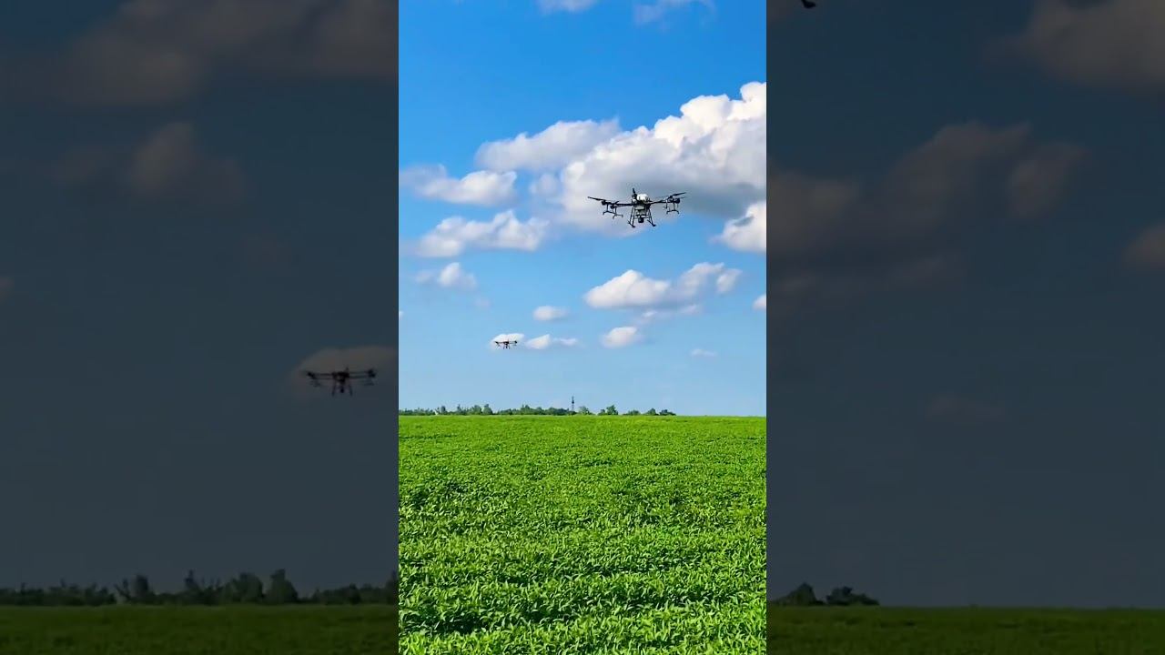 Синхронные полеты #drone #русскоеморе #agrast20 #farming #dji #djiagrast20