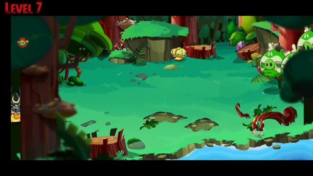 Fighting The Hydra Mini Boss Of Mythic Sanctuary In Angry Birds Epic!