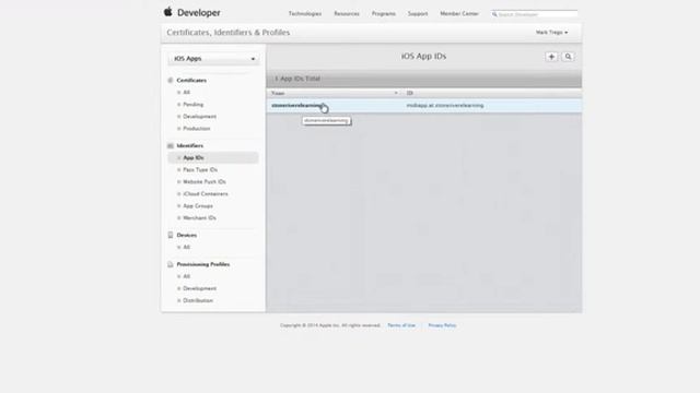 Get Published On Apple- Create Your App ID