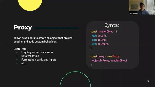 Codesmith Tech Talks: JavaScript & Metaprogramming By Jake Bradbeer Sponsored By Jeeny + Bractlet