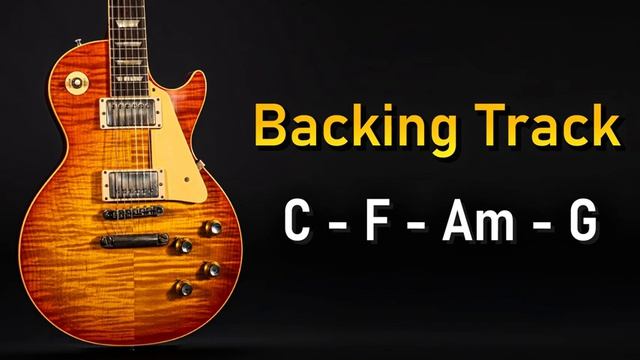 Rock Pop BACKING TRACK C Major  C F Am G  70 BPM  Guitar Backing Track