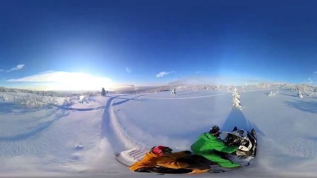 Покатухи по пухляку. Фрирайд Мурманск 360 4К