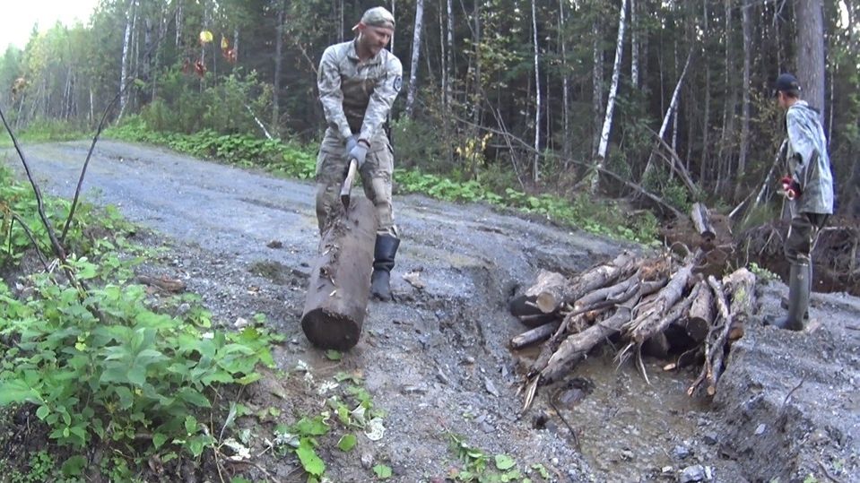 В тайгу с семьёй на полмесяца # 1.1: заброска на базу