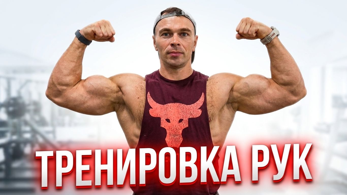 МОЩНЫЕ РУКИ: 5 упражнений на бицепс и трицепс
