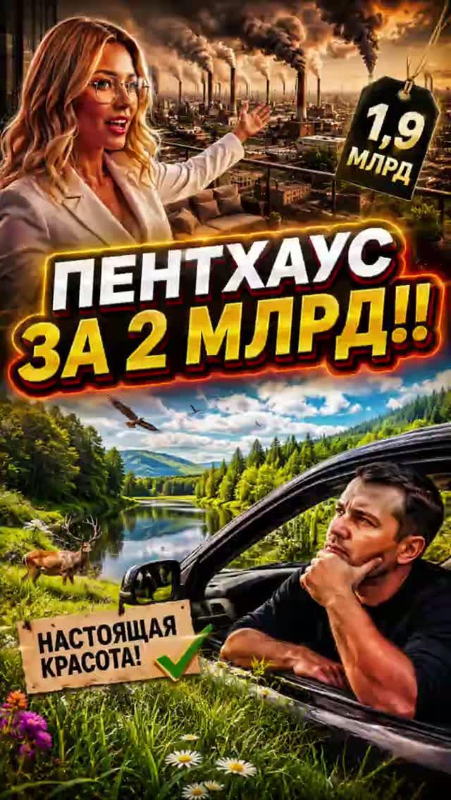 Пентхаус за 2 МИЛЛИАРДА в Москве