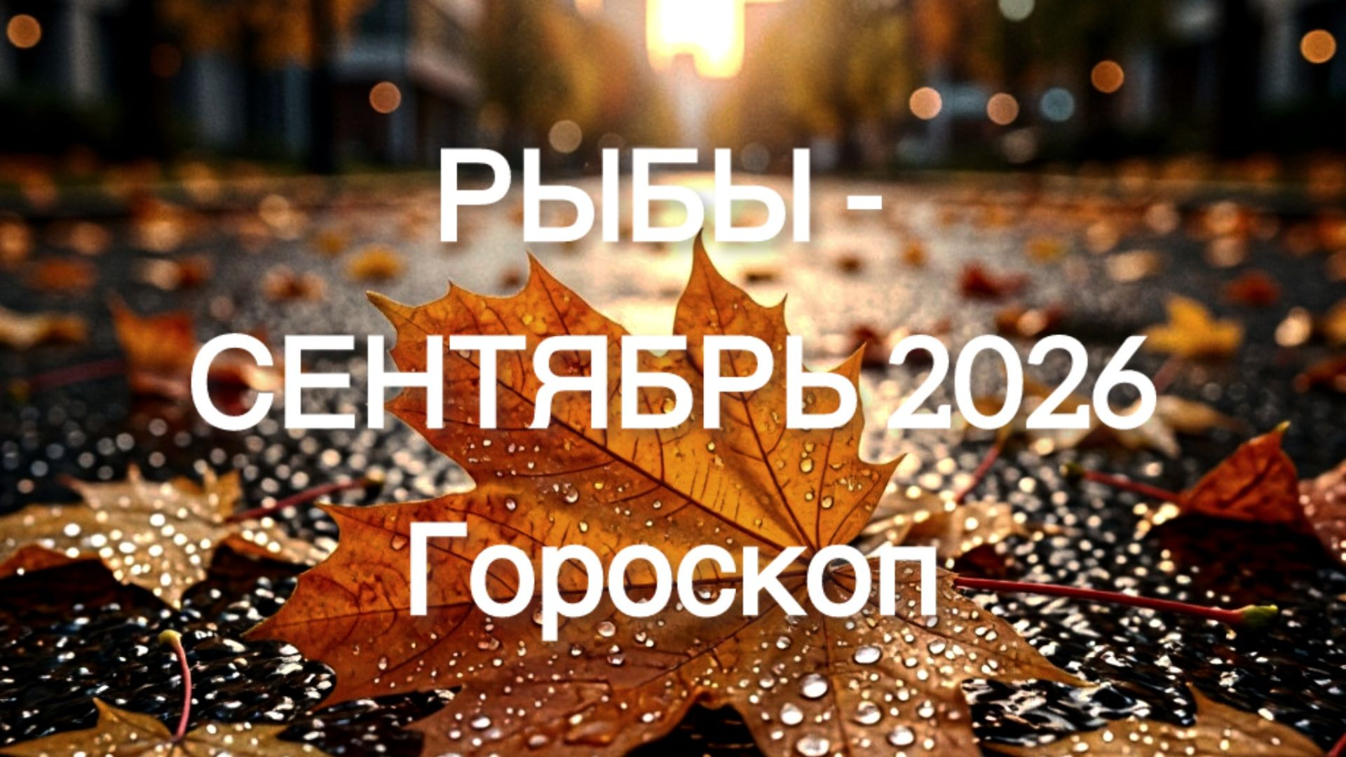 РЫБЫ гороскоп на СЕНТЯБРЬ 2026 от Марии Тихоновой