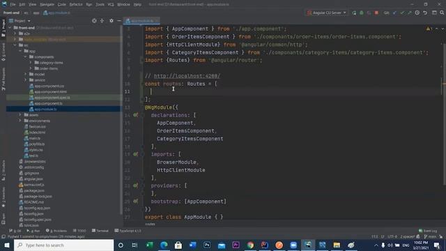 Start Angular Routes