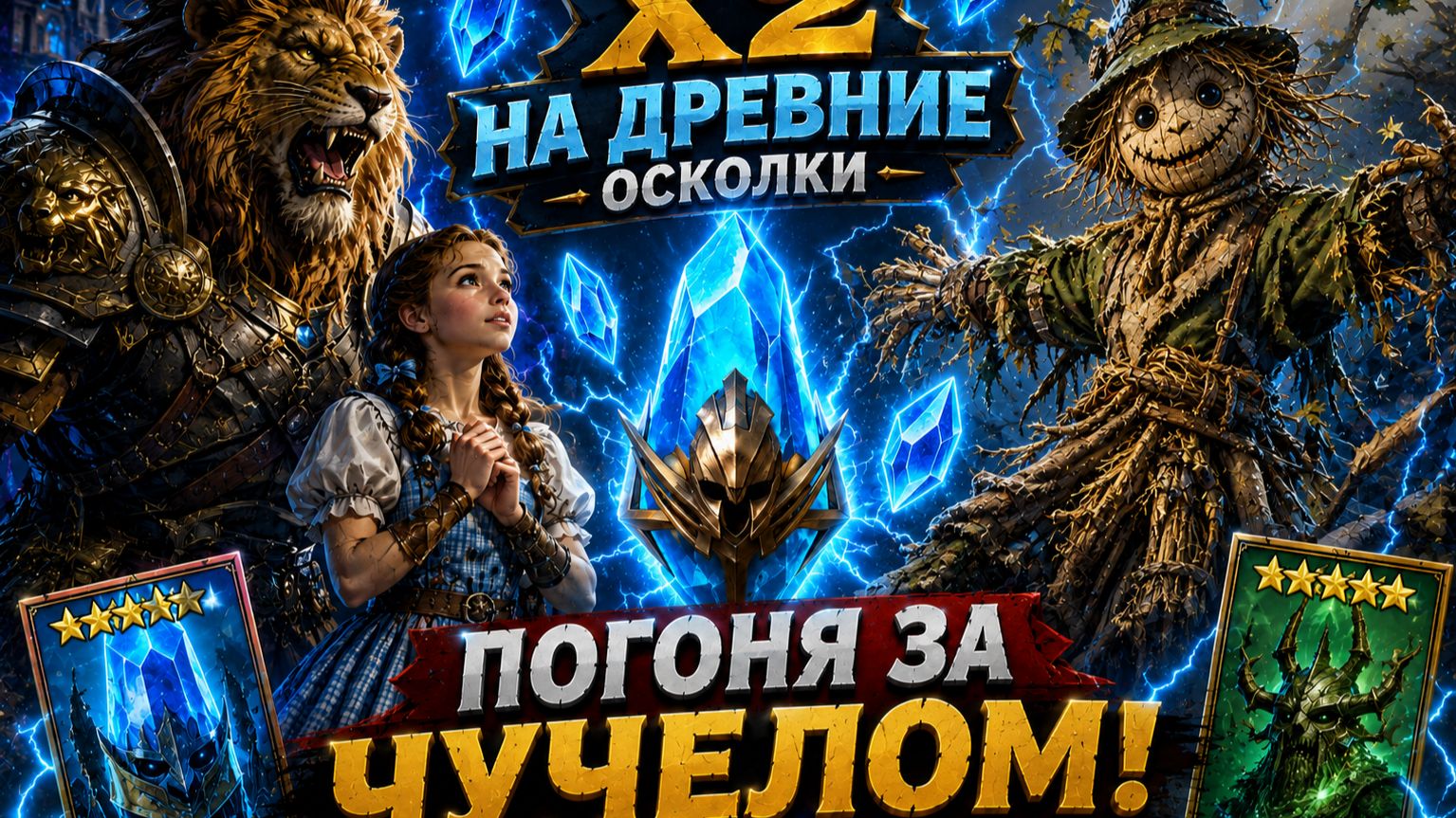 🔥 X2 НА ДРЕВНИЕ ОСКОЛКИ! ПОГОНЯ ЗА ЧУЧЕЛОМ 🌲😱 КОГО ВЫБЬЕМ?!