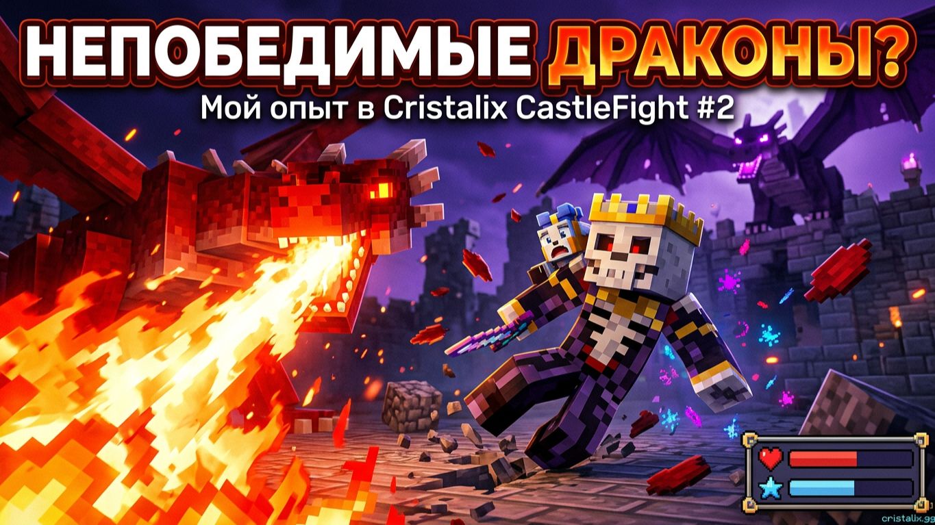 Непобедимые драконы? Мой опыт в Cristalix CastleFight #2
