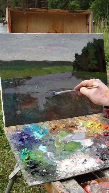 Как рисовать пейзаж с натуры